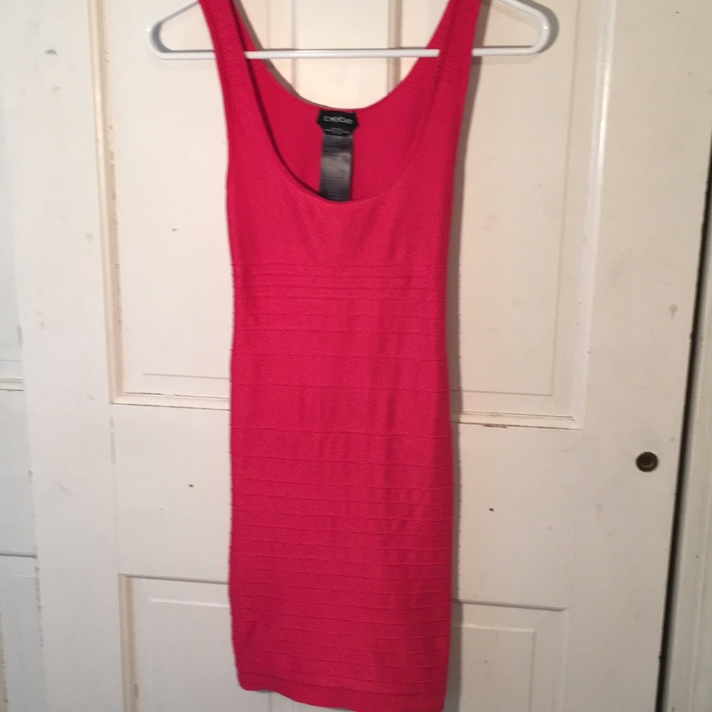 Super sexy fitted Bebe dress size small - Picture 4 of 5